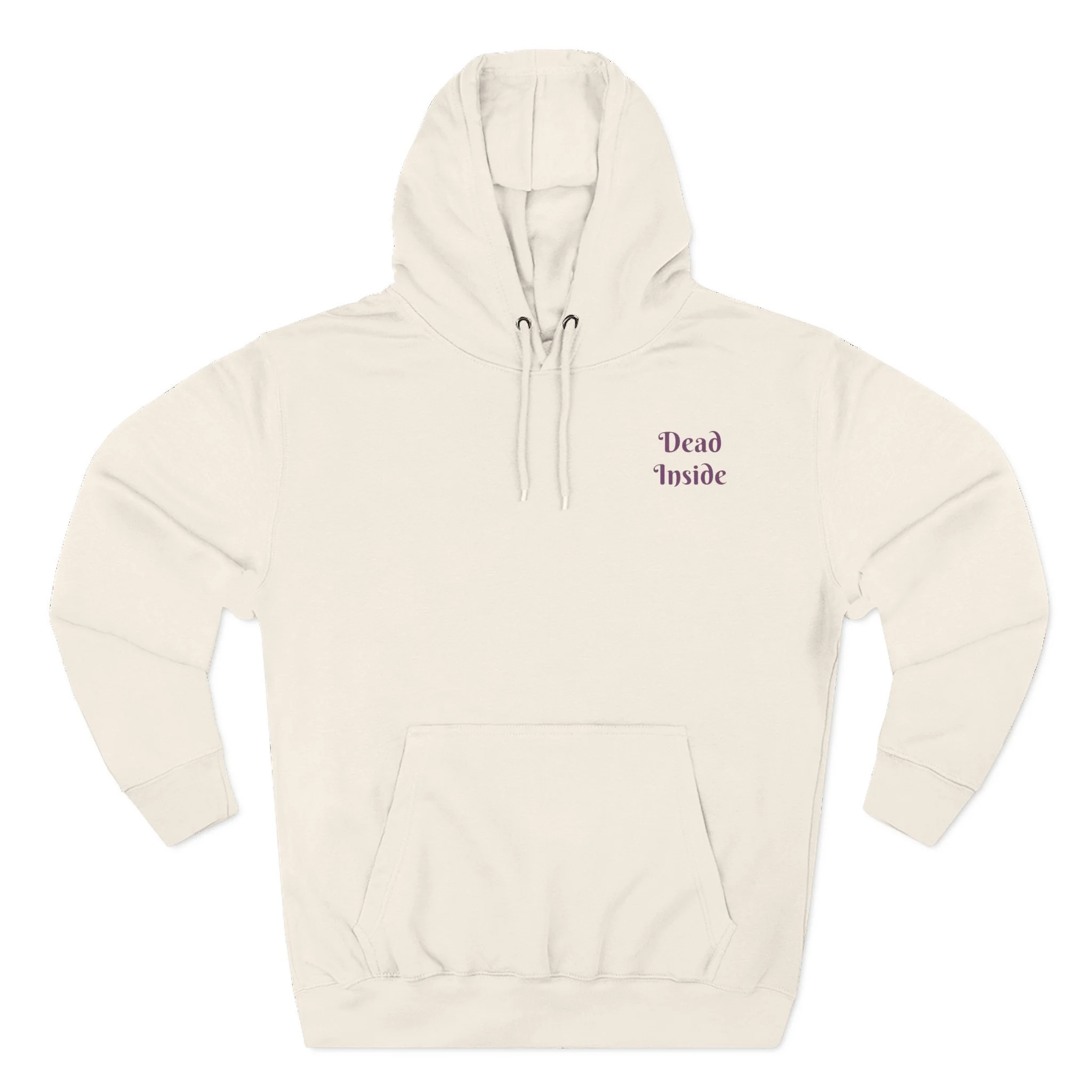 Dead Inside Skeleton Unisex Hoodie, Alternative Streetwear, Paranormal Graphic Sweatshirt