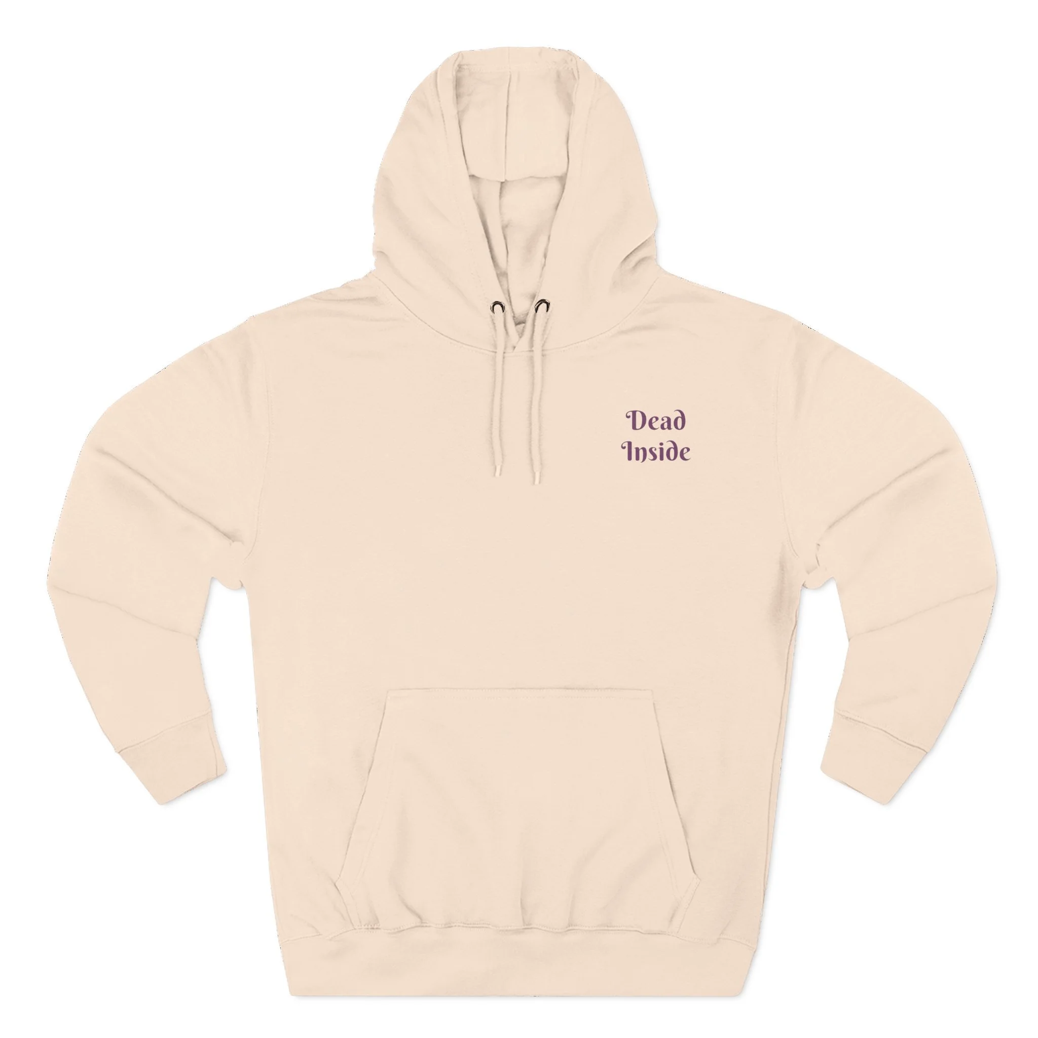 Dead Inside Skeleton Unisex Hoodie, Alternative Streetwear, Paranormal Graphic Sweatshirt