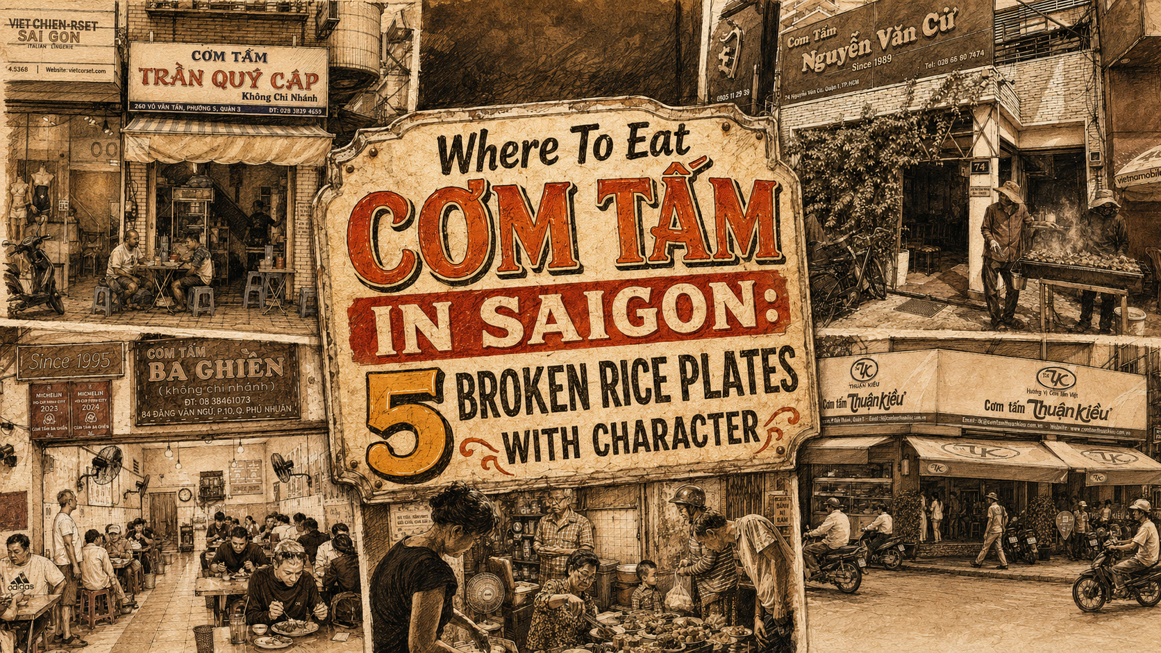 Where To Eat Cơm Tấm In Saigon: 5 Broken Rice Plates With Character