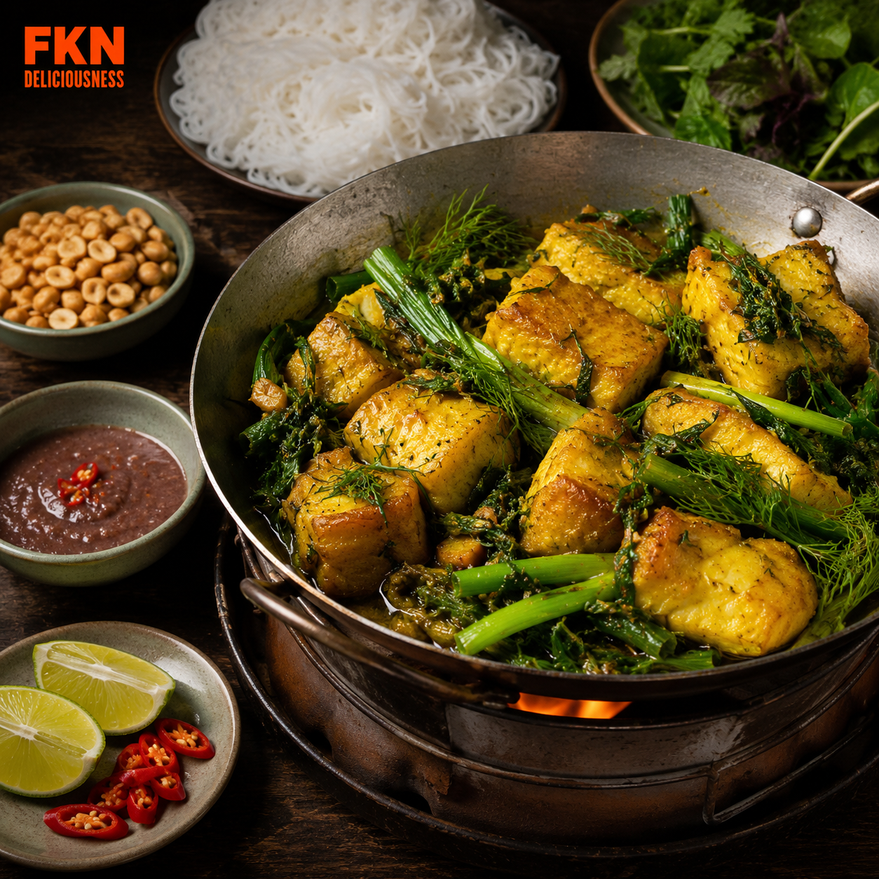 Chả Cá Lã Vọng: Hanoi Turmeric Fish With Dill