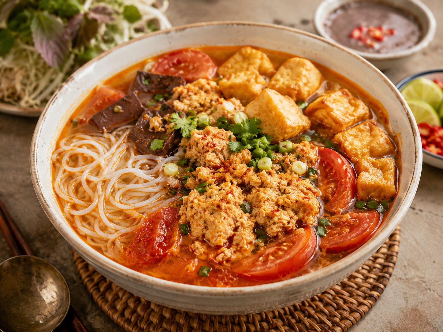Bún Riêu Recipe: Vietnamese Crab And Tomato Noodle Soup With Street Food Soul