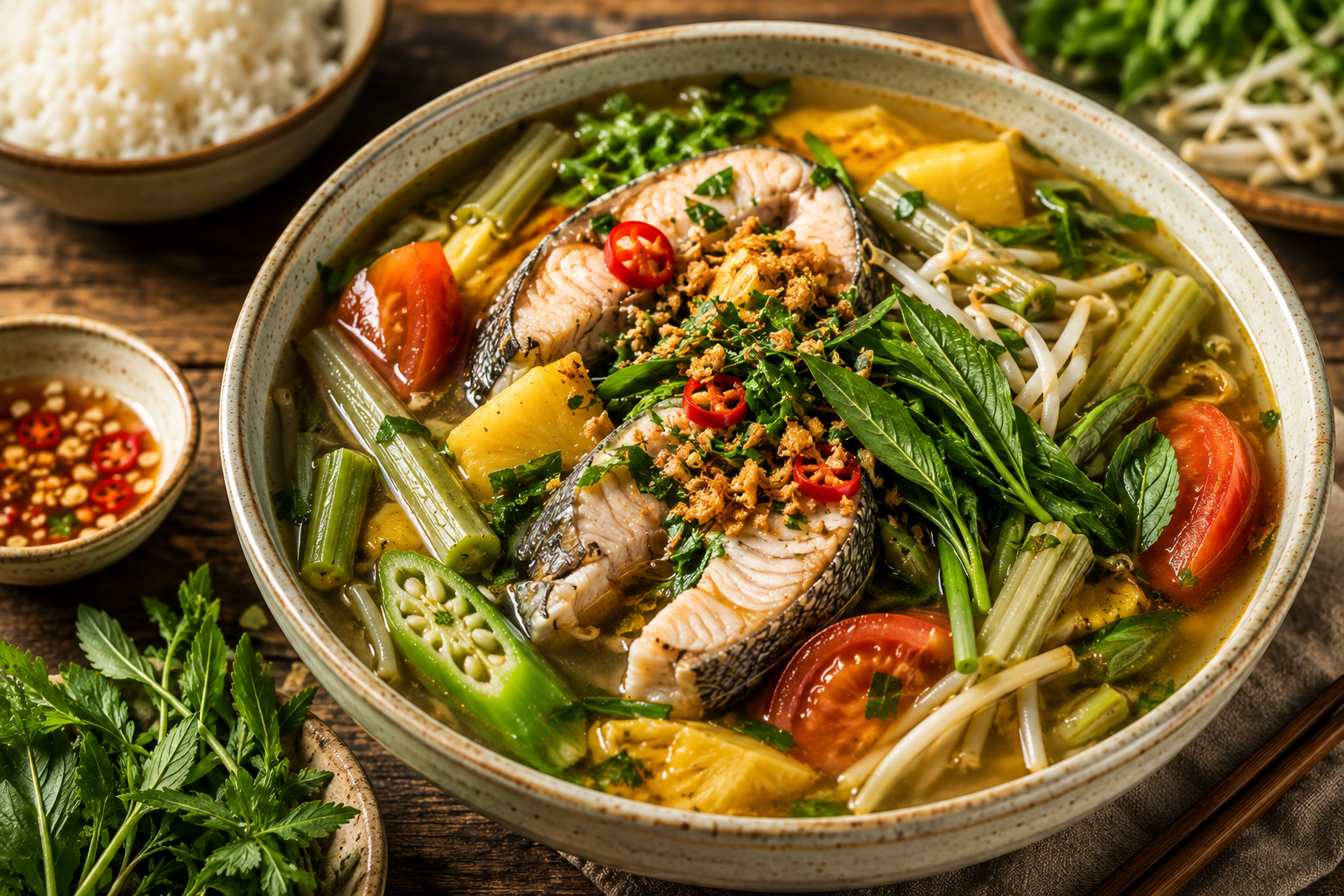 Canh Chua Cá Recipe: Southern Vietnamese Sour Fish Soup