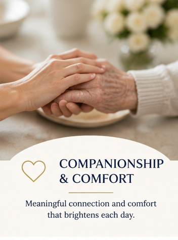 Compassionate nurse providing senior wellness support and companionship to help older adults age safely at home. Lancaster County seniors