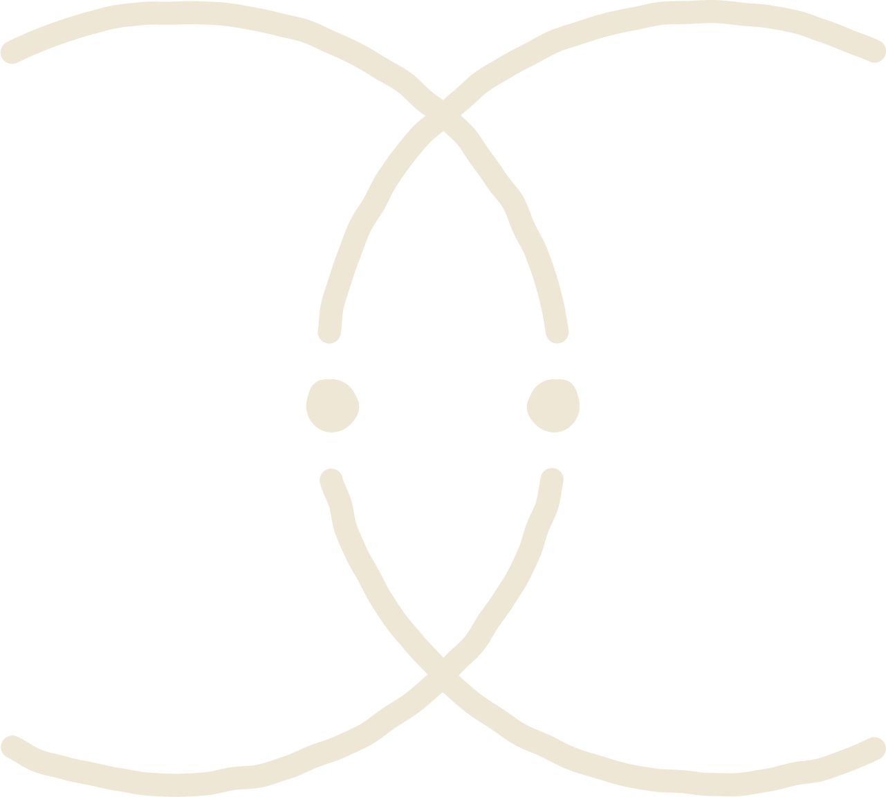 Geometric drawing of an outline square with sections divided by vertical, horizontal, and diagonal lines.