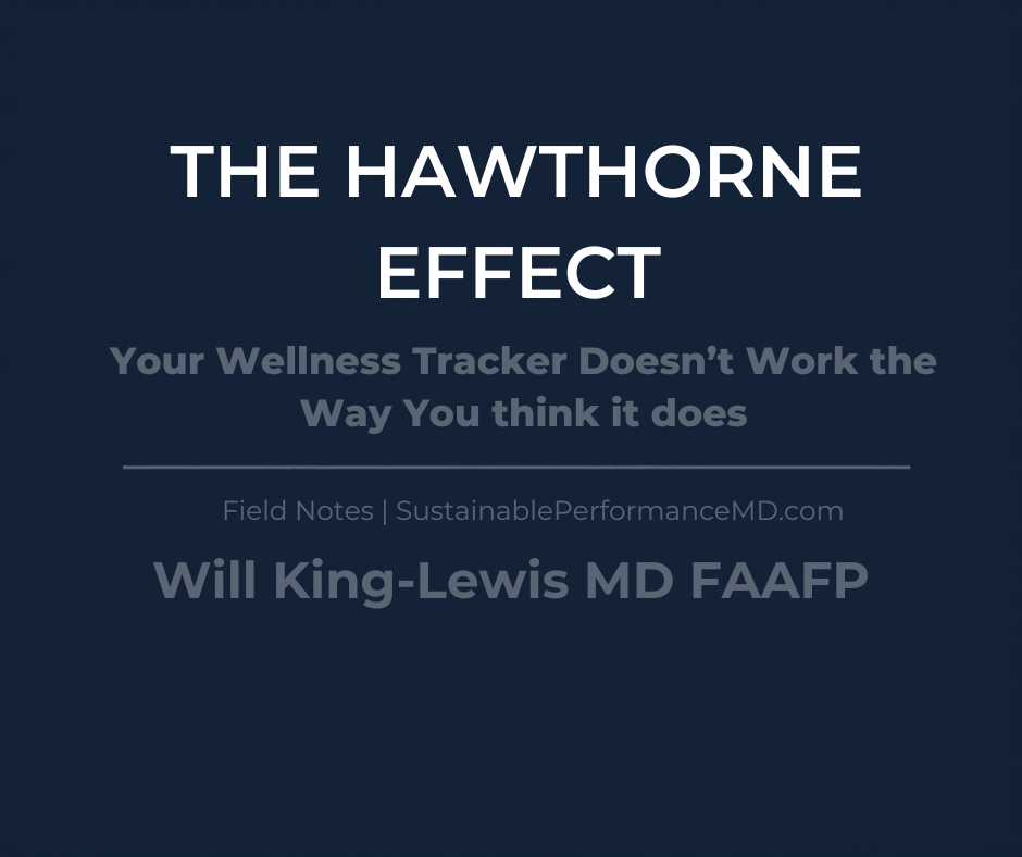 The Hawthorne Effect 