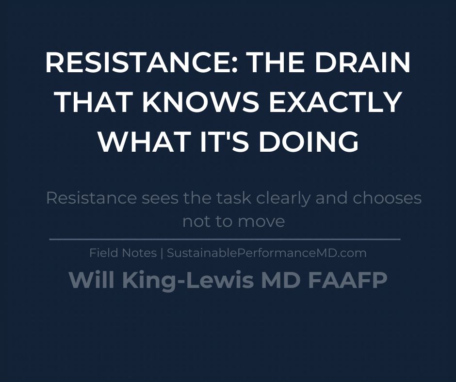 Resistance: The Performance DRAIN That Knows Exactly What It's Doing