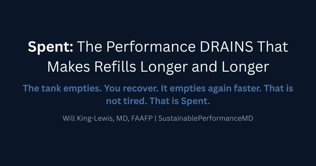 Spent: The Performance DRAINS That Makes Refills Longer and Longer