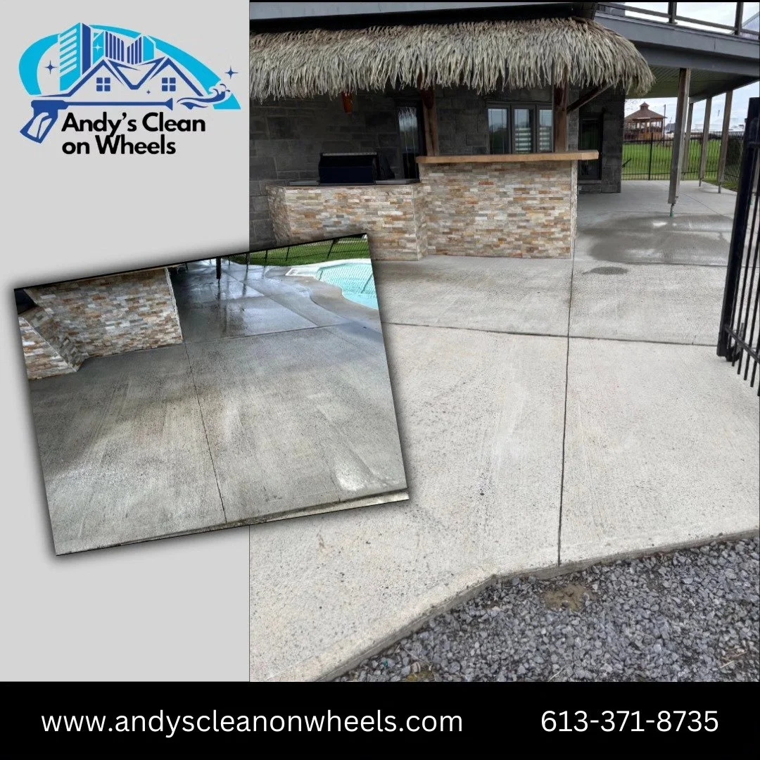 Get those patio spaces ready for summer BBQs, pool parties and fun in the sun!  Give Andy a call for your free quote! 

#PressureWashing #SoftWashing #PowerWashing #ExteriorCleaning
#CleanHouseHappyHome #DrivewayCleaning
#RoofCleaning #HouseWashing
#