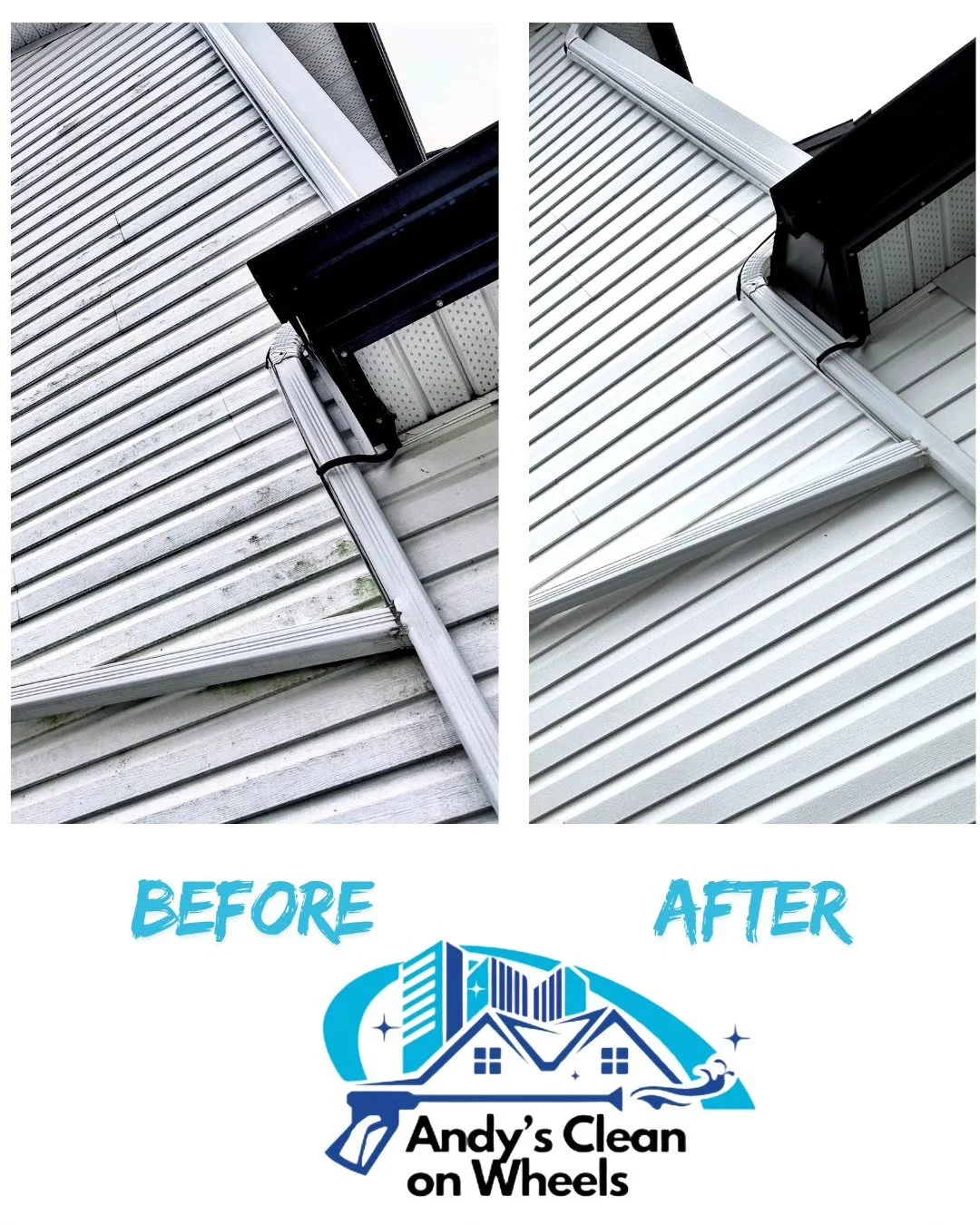 Before and after magic from one of last weeks jobs!  Thank you for trusting Andy's Clean on Wheels with your exterior cleaning services!

#andyscleanonwheels #exteriorcleaning #patioseason #siding #cleansiding #springcleaning #arnprior #ottawa #renfr