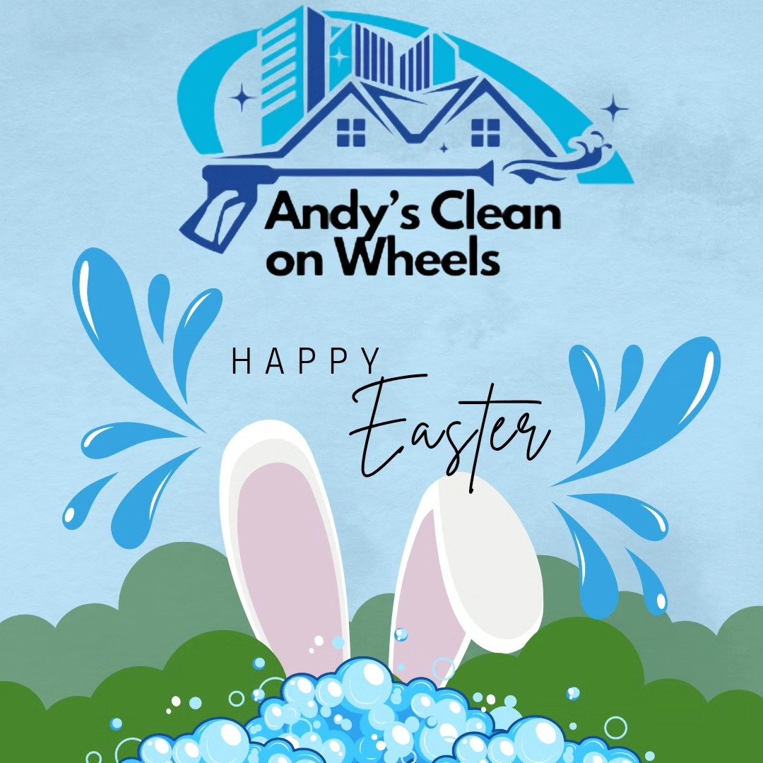 Happy Easter from Andy's Clean on Wheels 🐰🐥

#andyscleanonwheels #easter #happyeaster🐰 #springcleaning #softwashing #pressurewashing #exteriorcleaning #exteriorhousecleaning #getcleaning #easterbunny🐰 #siding #gutters #roofing #sidewalks #walkway