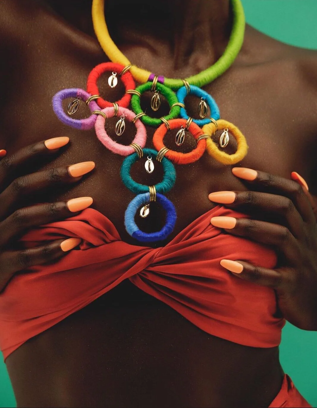 Yarn neckpiece