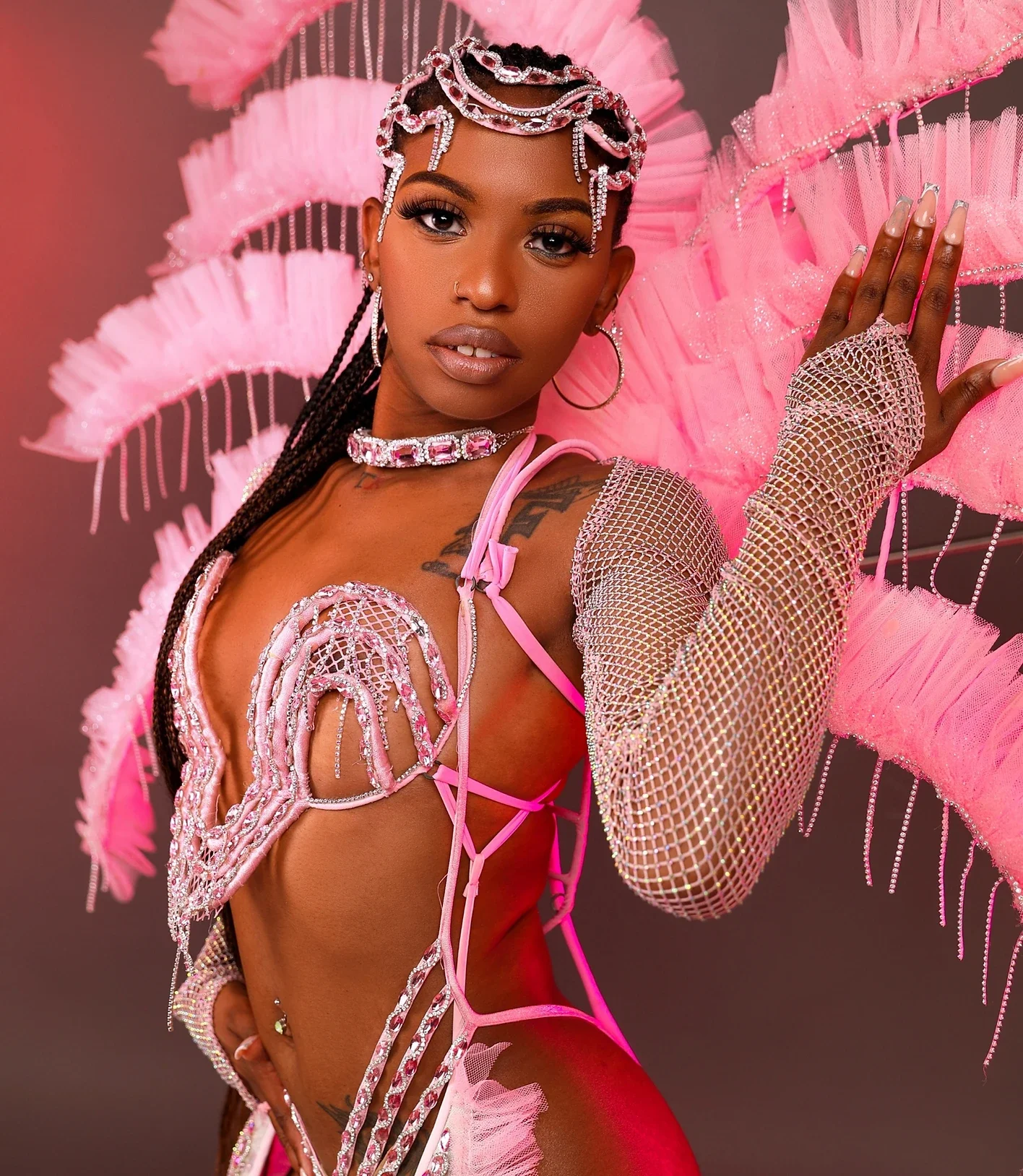 Cotton candy cosmo costume