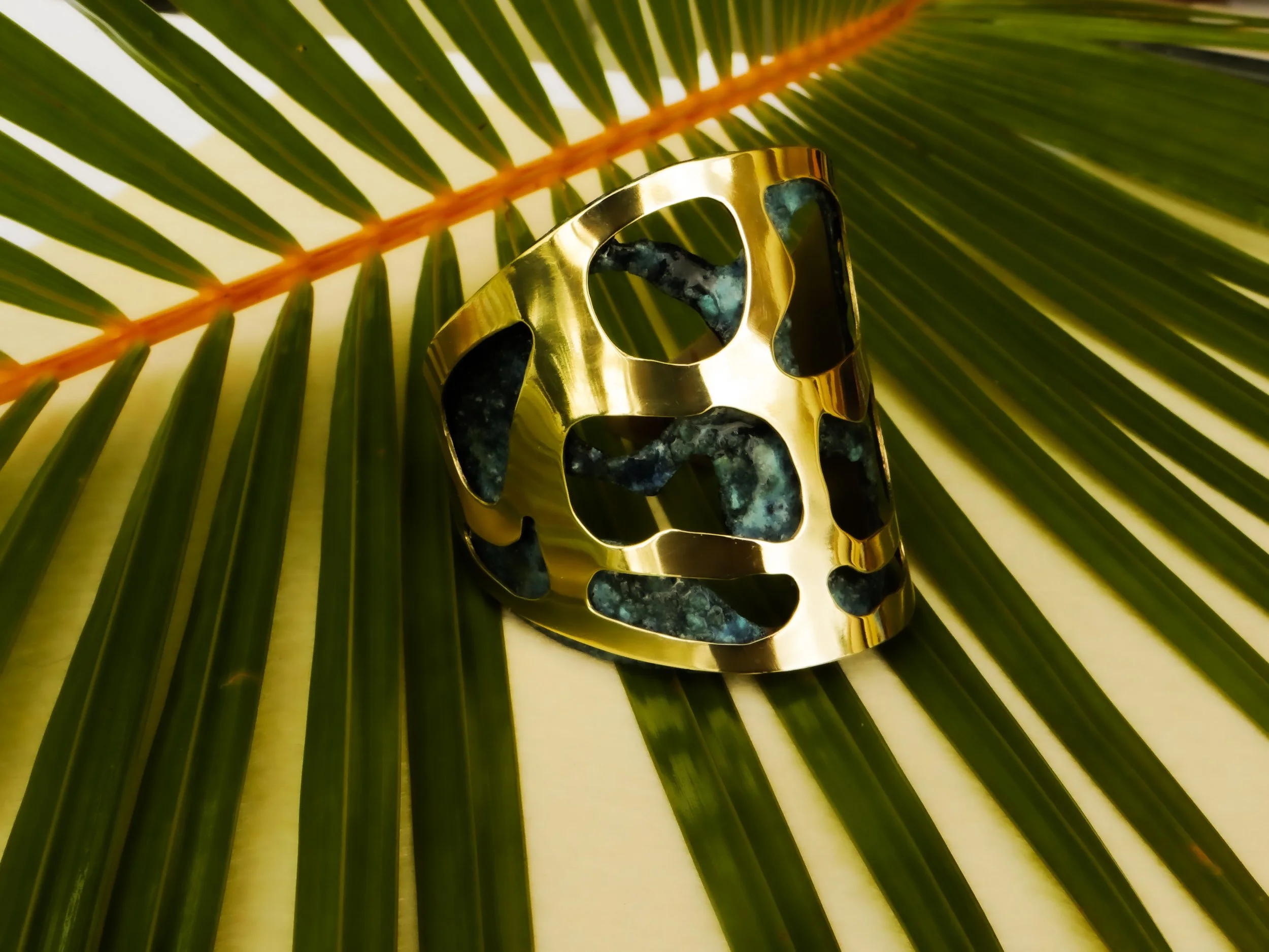 Patina Brass Cuff