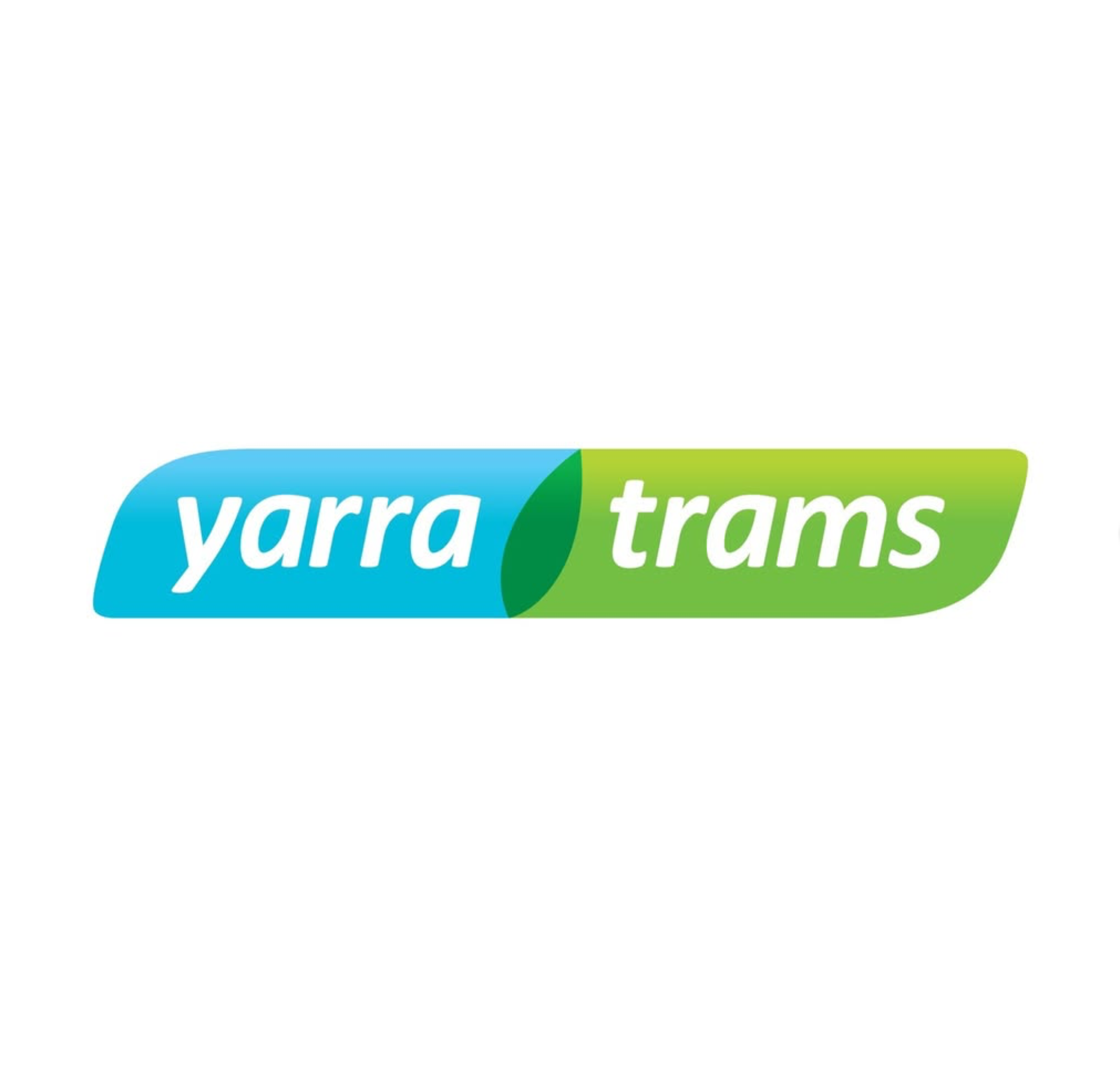 A colorful logo with blue and green colors and partial text visible reading 'Yarra' and 'Trams'.