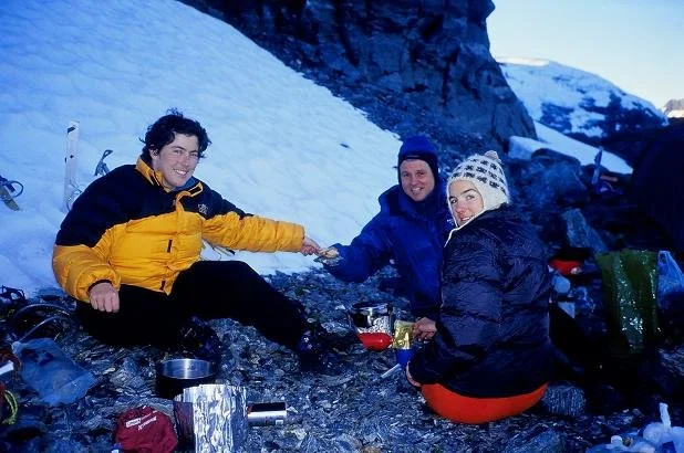  Sharing a meal amongst friends (Caroline, Garth, Nicky) 