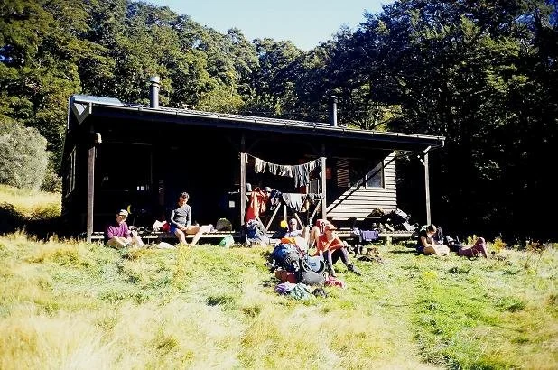  Hanging out in the sun At Kerin Forks Hut, waiting for… 
