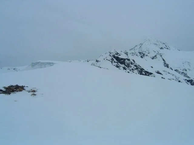  Cornices looking towards Low Peak 