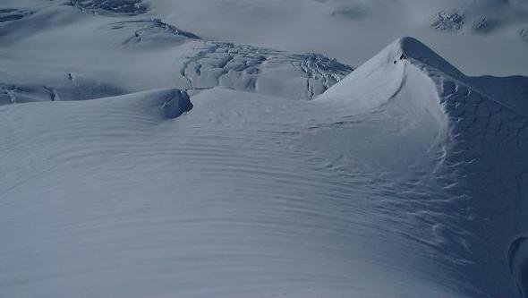  Chitty descending Mt Green to Divers Col 