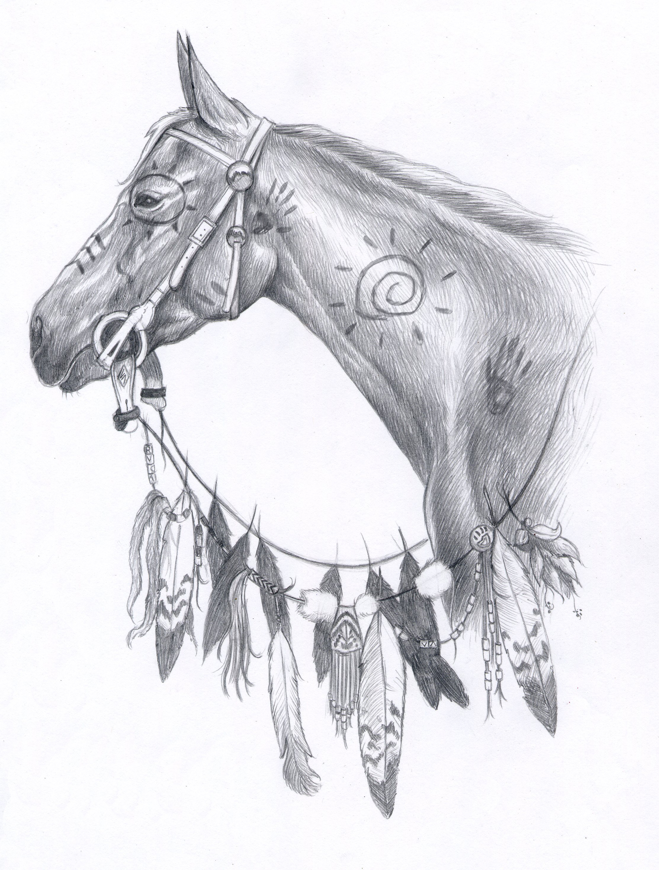 Warhorse RVCA Illustration Graphite Illustration for RVCA's ANP collection 2012