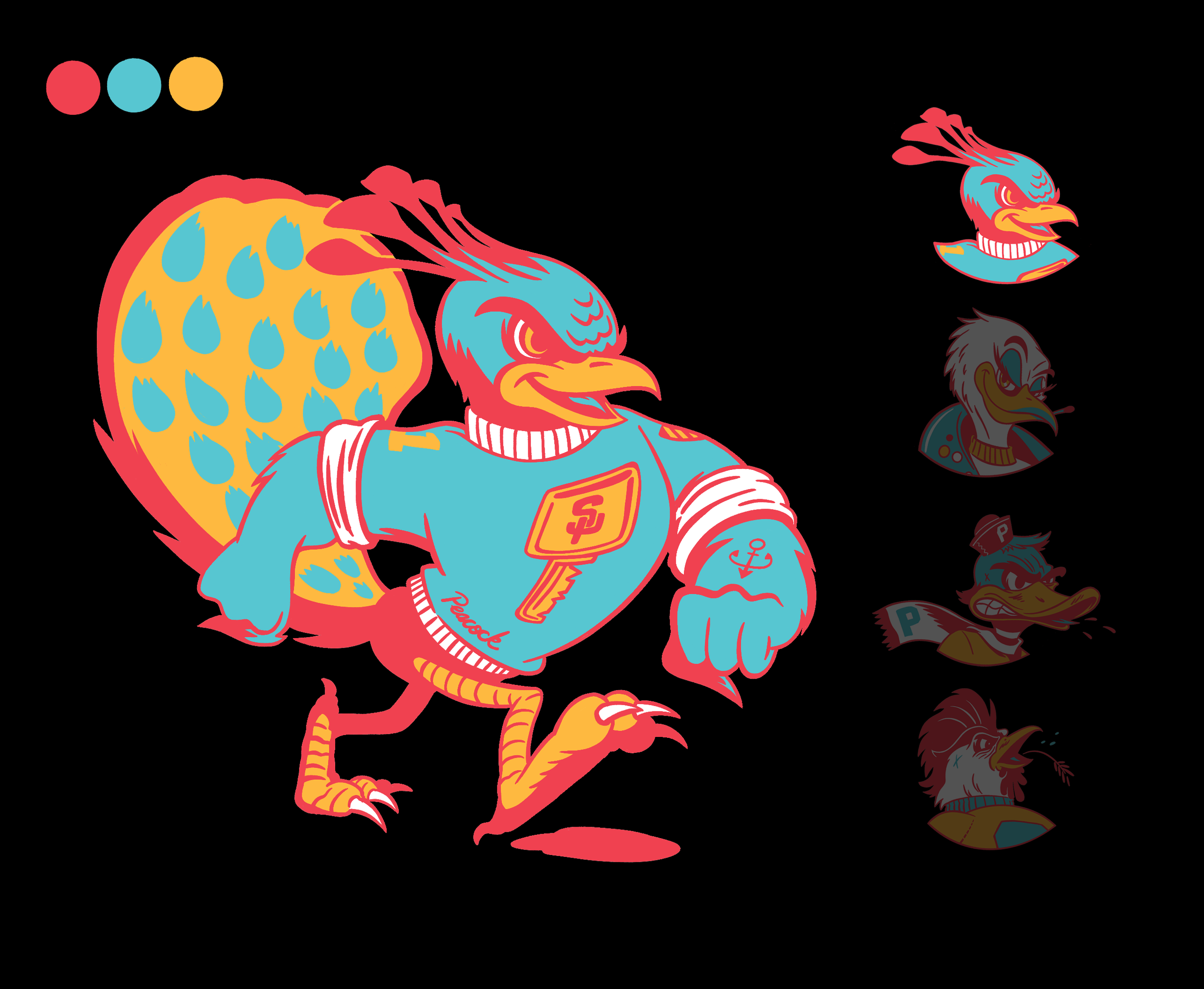 SP Pavo Mascot