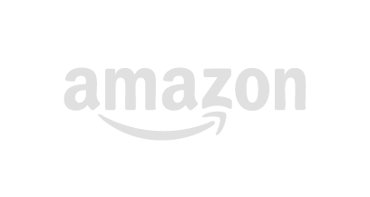 Amazon logo on a black background
