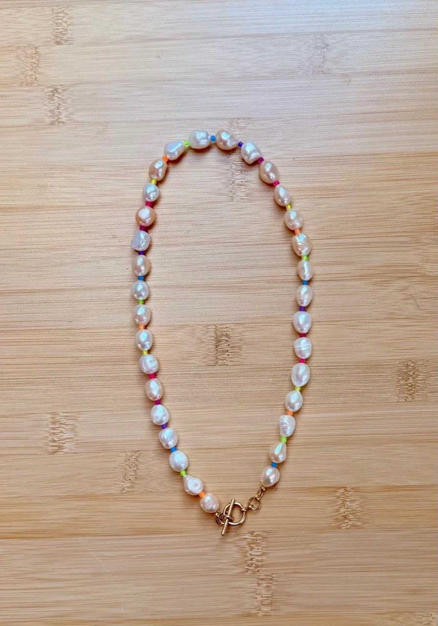 Confetti Pearl Necklace