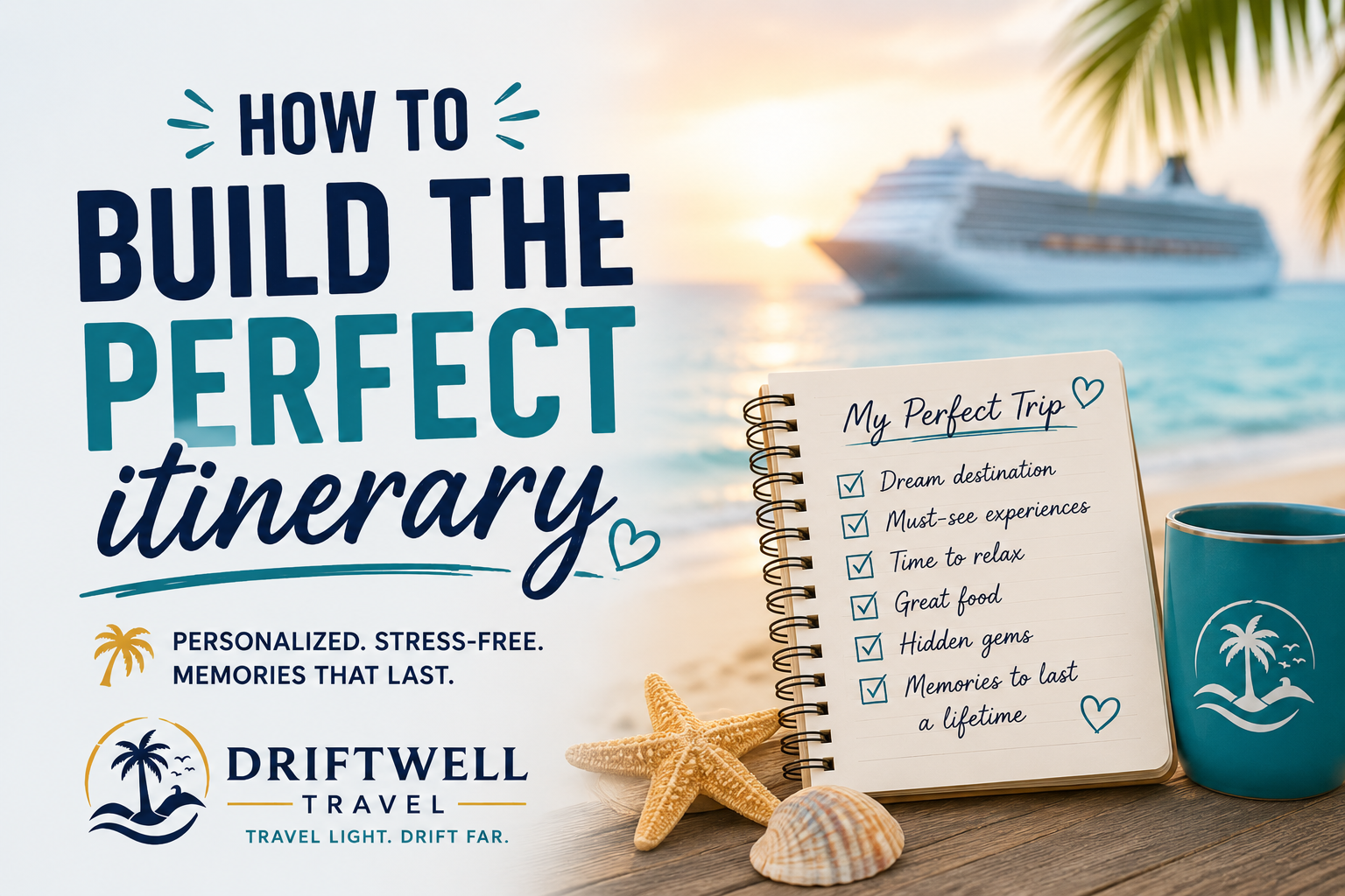 How to Build the Perfect Vacation Itinerary : A Personalized Guide from Driftwell Travel