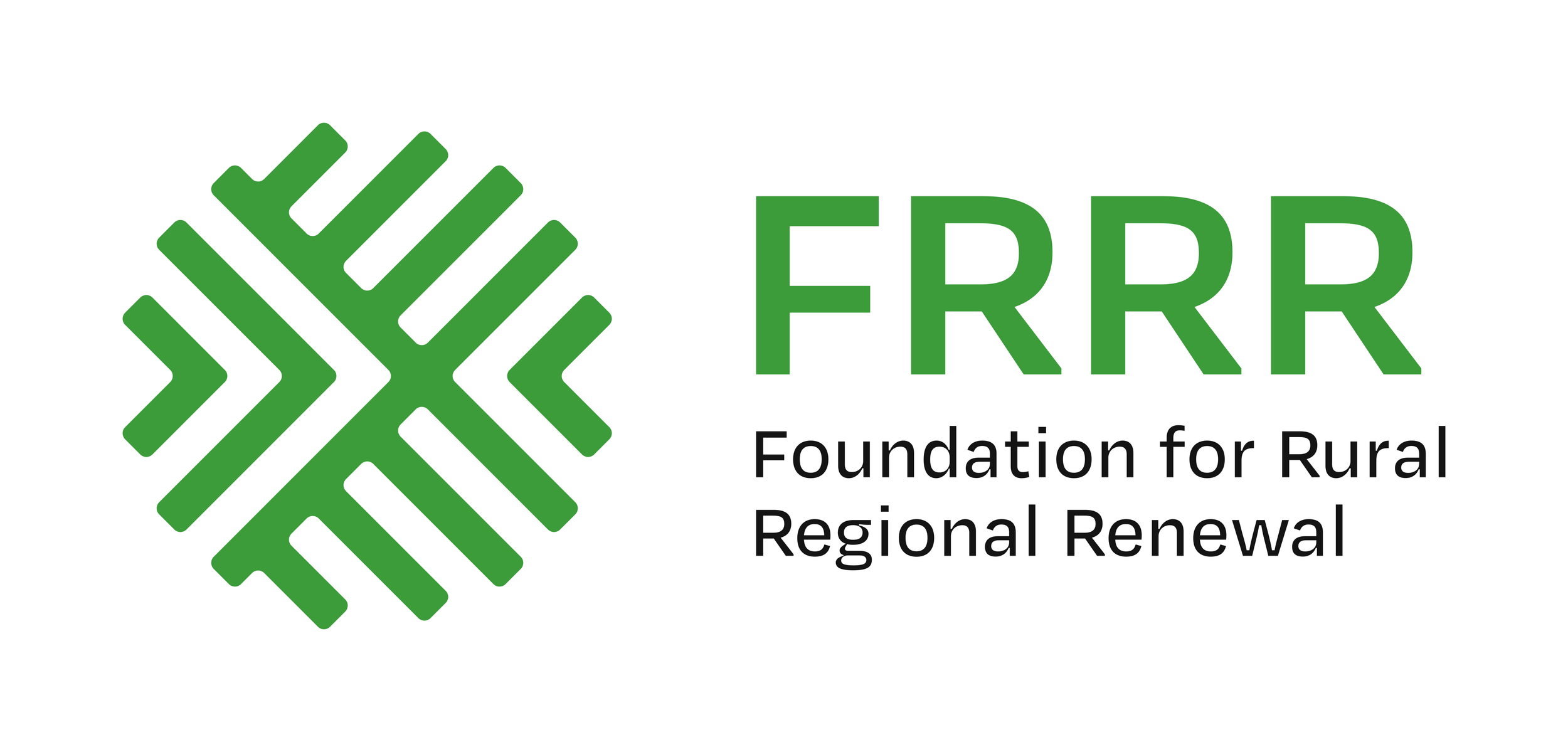 Logo of the Foundation for Rural & Regional Renewal (FRRR), a funding partner supporting the Shoalhaven First Nations Film Festival and community initiatives across regional Australia.