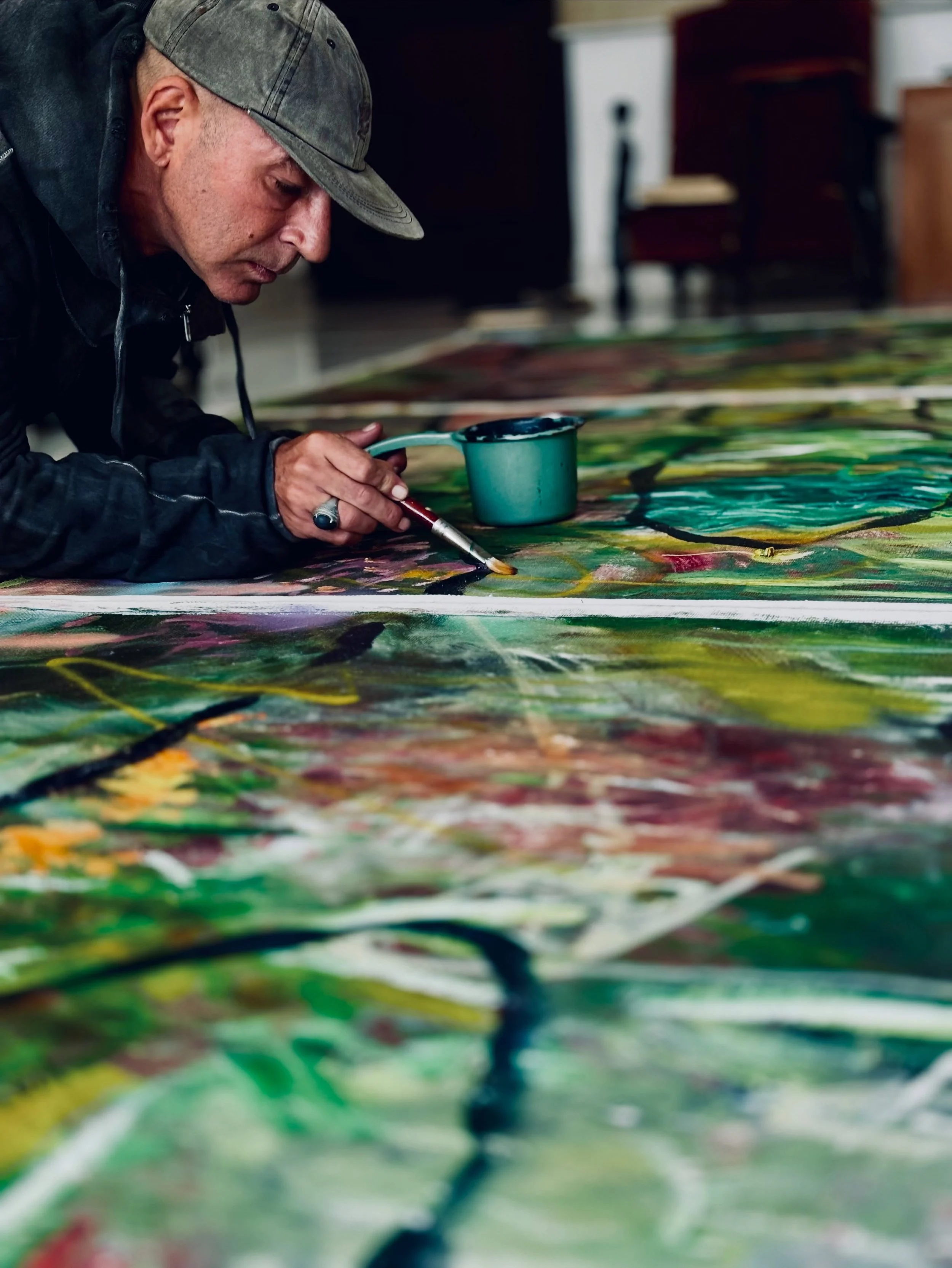 A couple of days ago, I posted about snapping out of frustration and dumping a 2-meter painting after two weeks of hard work.I&rsquo;m happy to say I got over it quickly and moved on!Right now, I am putting the final touches on what has become one of