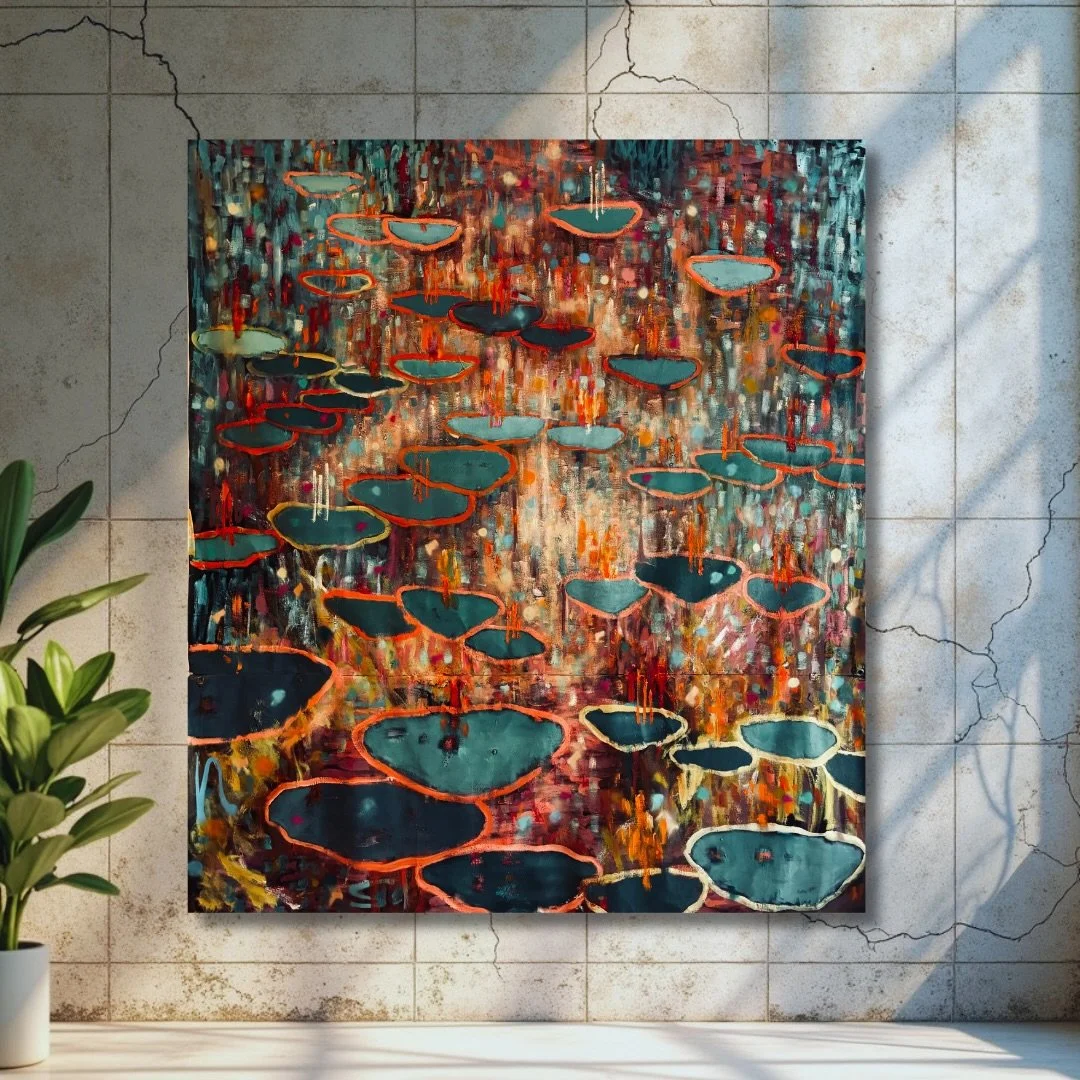 Nymph&egrave; 09&mdash;>OIL ON CANVAS&mdash;>194x223 CM (76,4x87,7in)

Another ending, another finished painting. I took a couple of weeks off while my mother visited, as it had been several months since we last saw each other. Stepping away fr