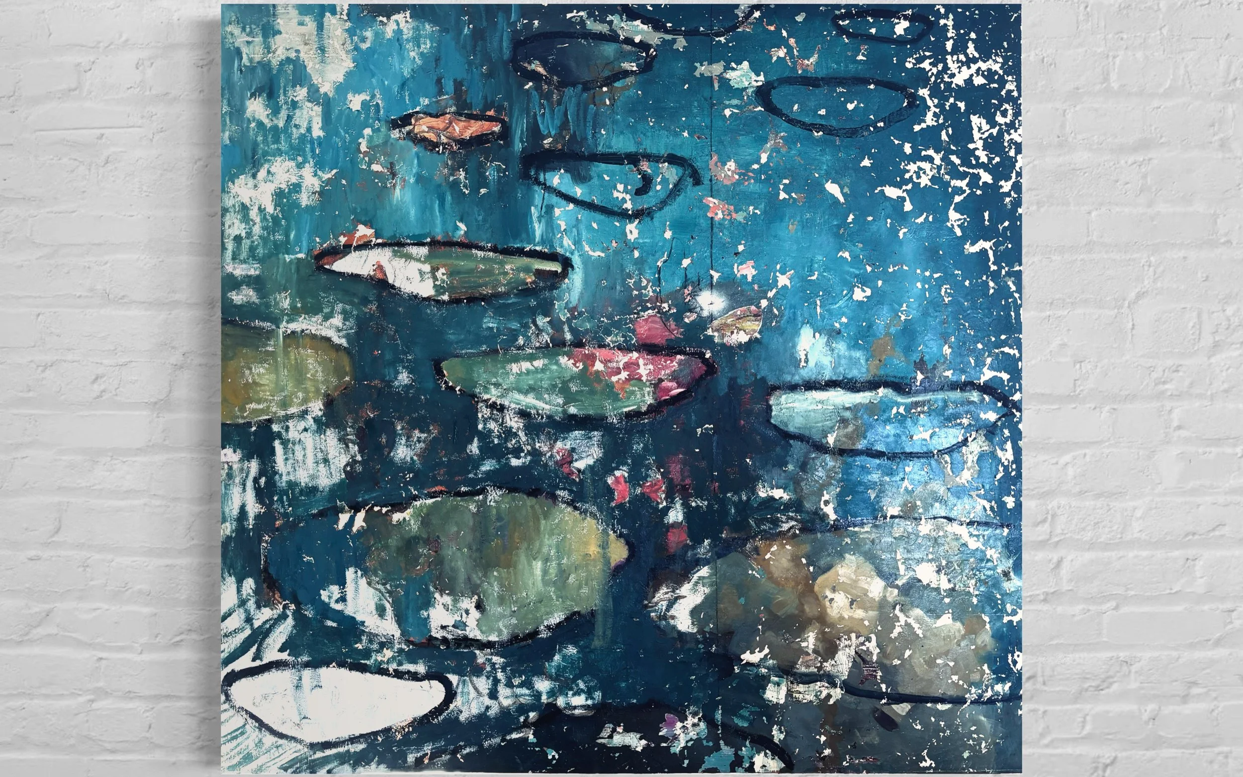 Nymphé 1 Oil On Canvas 200x193 Cm (78,7x75,9 in) 