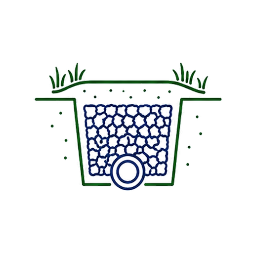 Illustration of a simple outdoor water fountain with water spraying from the top and overflowing into a basin.