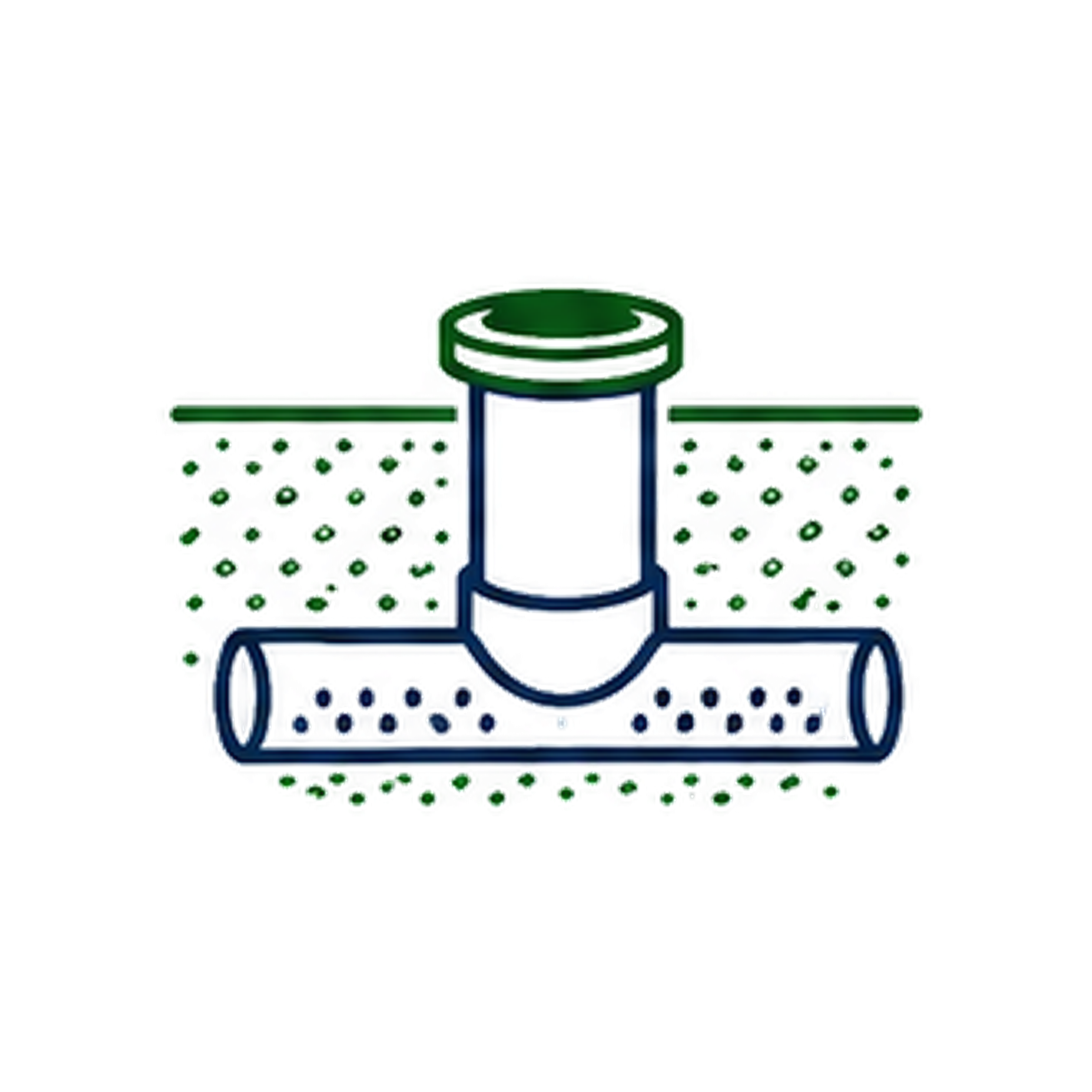 A diagram of a spring with a coil, connected to a piston system with a base, illustrating mechanical components.