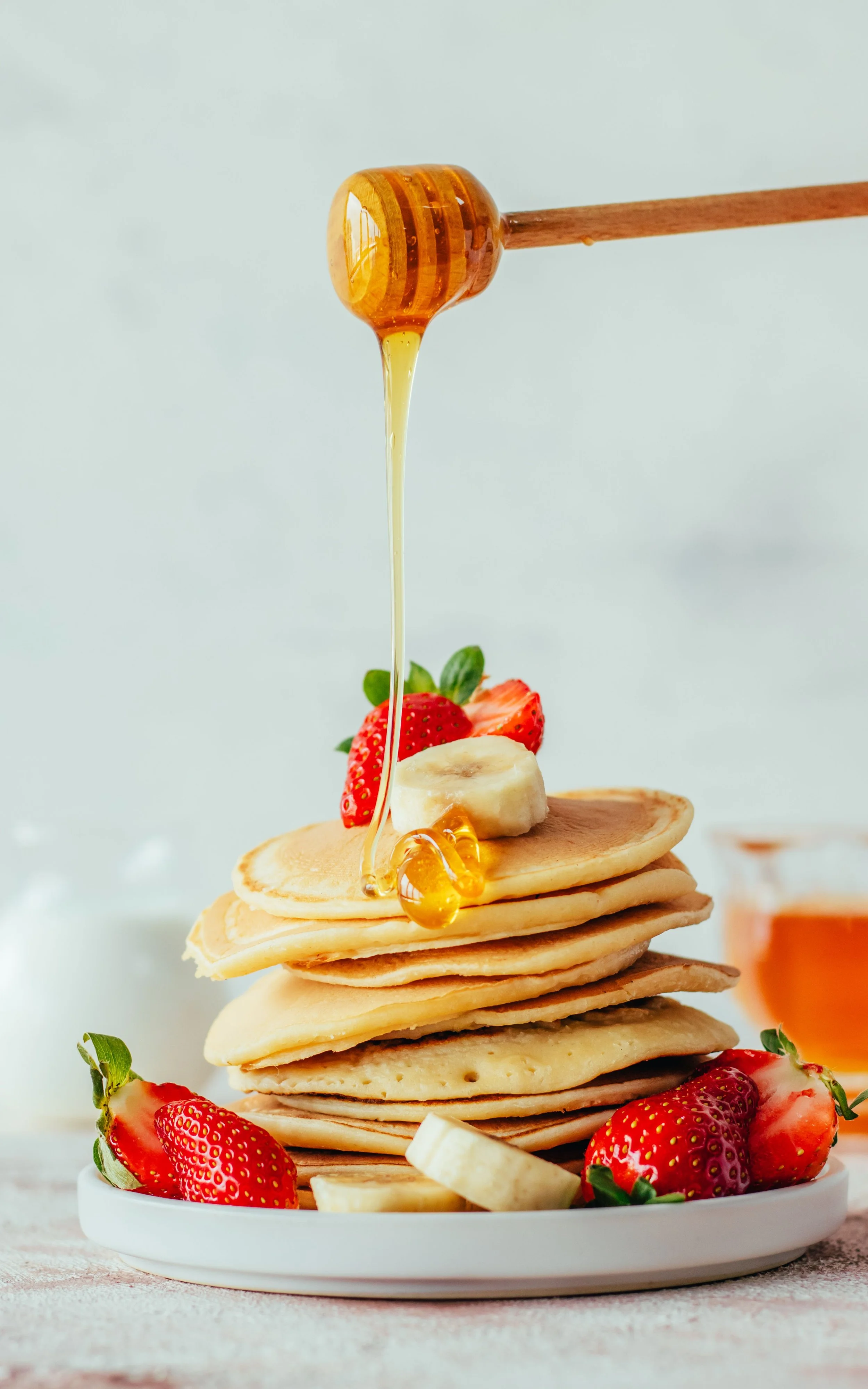 Sun-kissed Fluffy Ricotta Pancakes