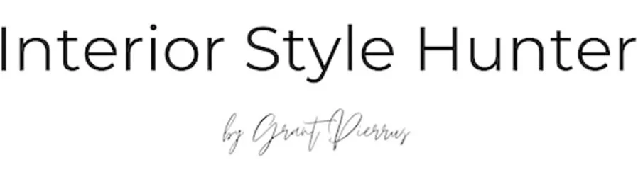 Text reading 'Interior Style Hunter by Grant Derry' in black on a white background.