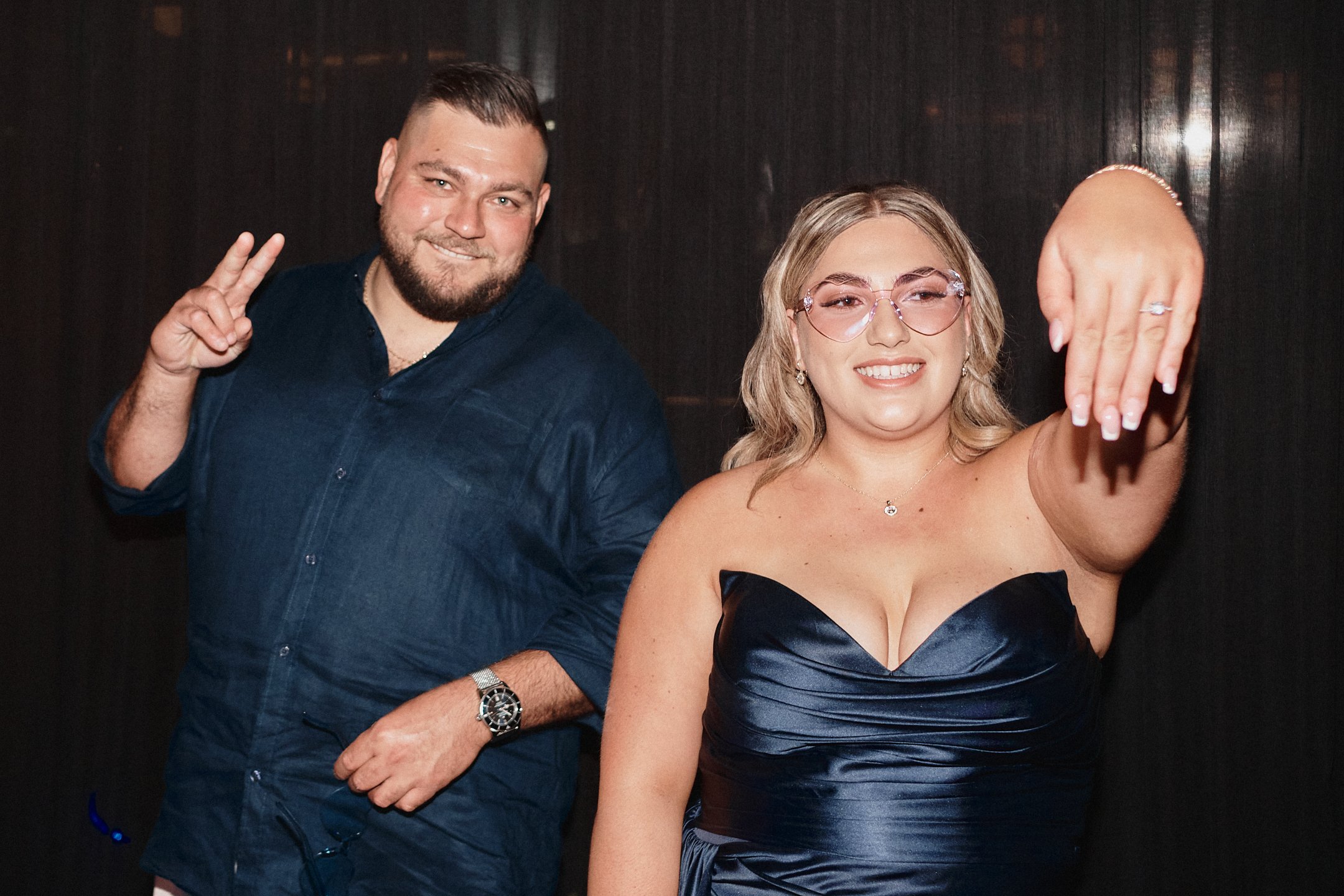 Engaged couple enjoying their moment in Chic bar in sydney.jpg
