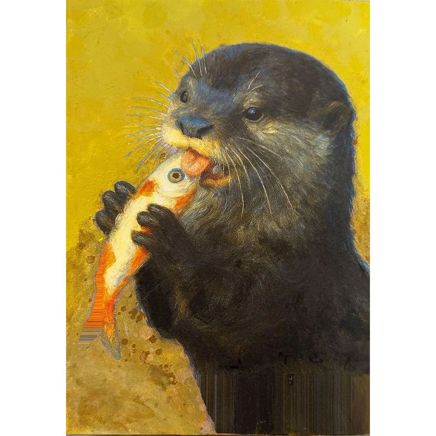 otter-and-koi-2026-karen-olsen-dunn-original-painting.jpg