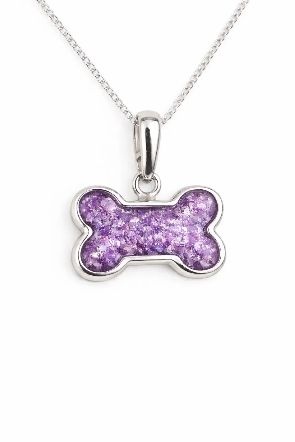 Sterling Silver Dog Bone Pendant 15mm