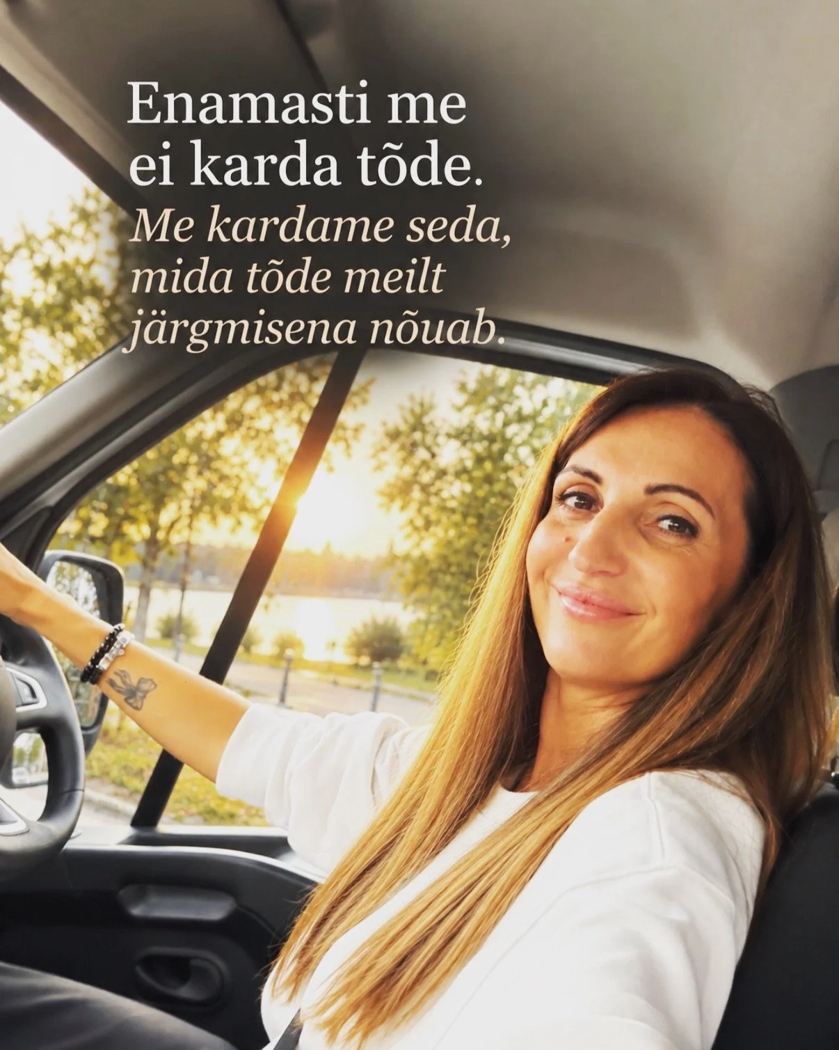 Enamasti me ei karda t&otilde;de.
Me kardame seda, mida t&otilde;de meilt j&auml;rgmisena n&otilde;uab.

Juhtimises r&auml;&auml;gime palju aususest ja l&auml;bipaistvusest. Aga enne ausust teistega tuleb &uuml;ks palju ebamugavam k&uuml;simus:

Kui 
