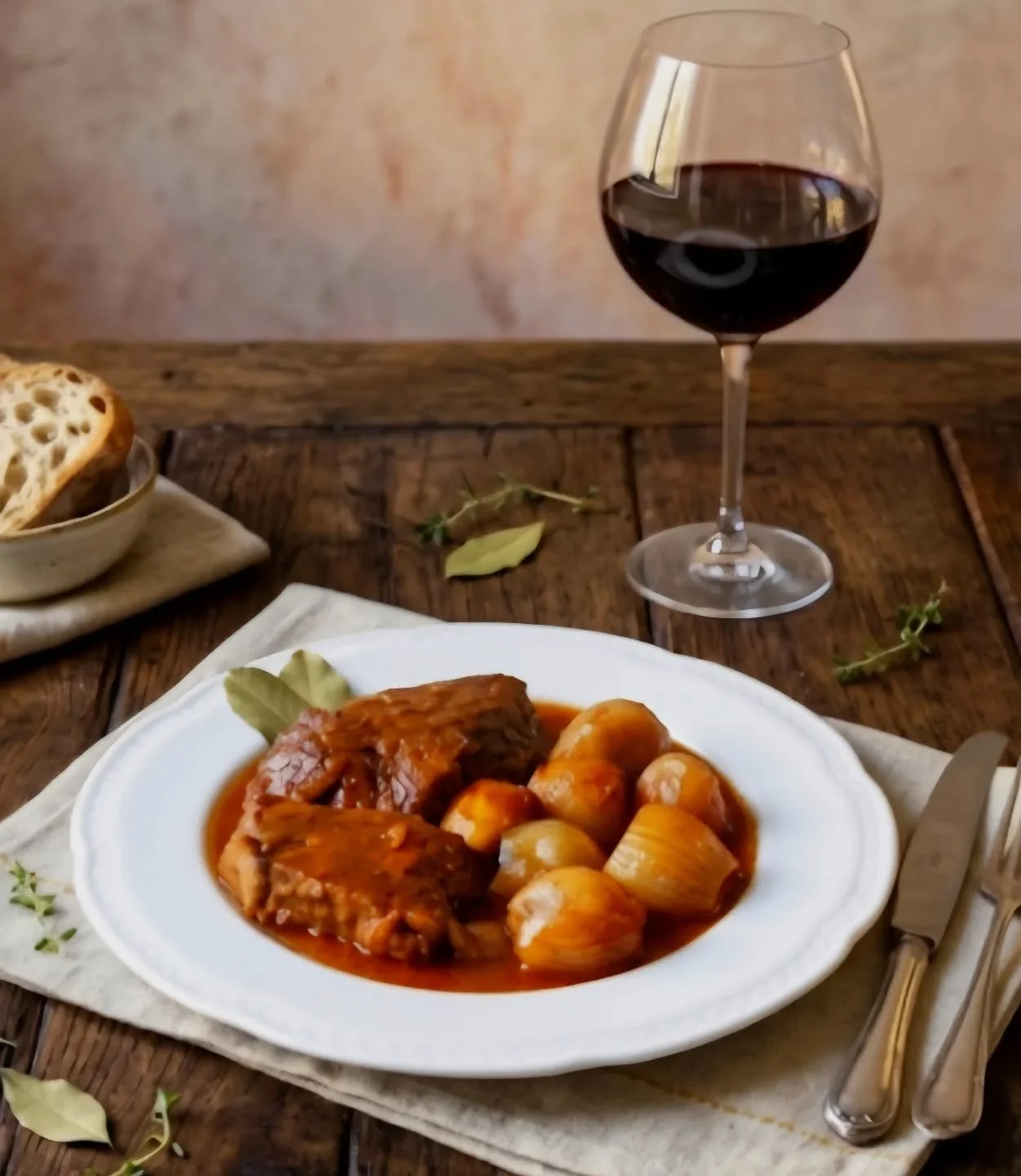 Traditional Stifado
tender veal stew with pearl onions in a rich tomato sauce.