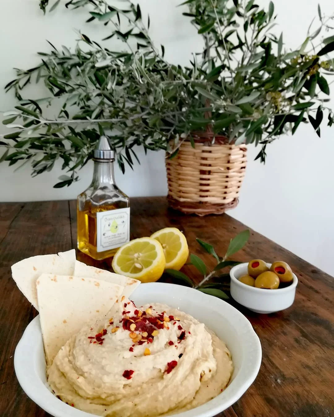 Traditional tirokafteri
spicy Naxian cheeses spread.