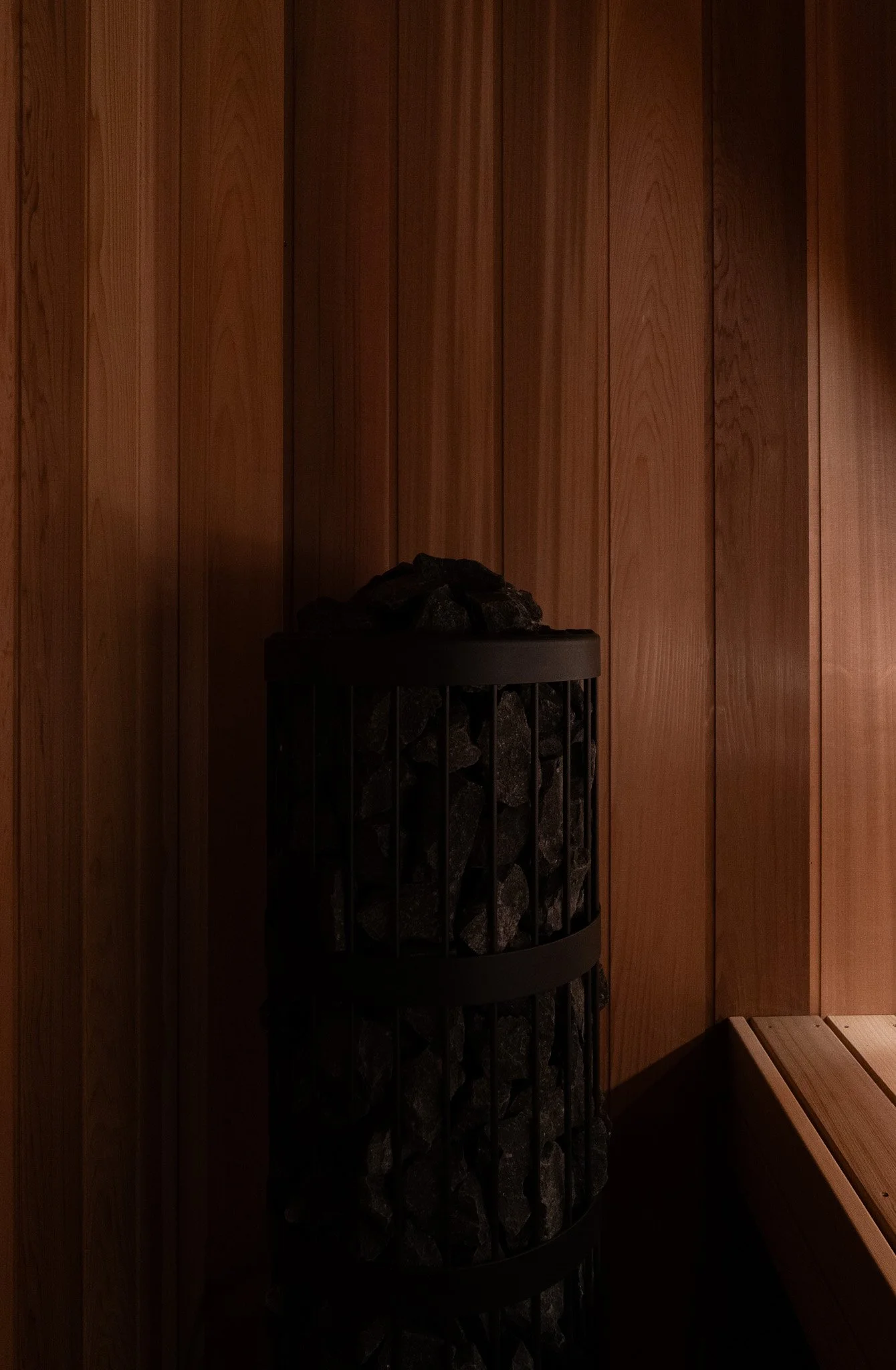 Sauna heater at koko studio located at Erina, Central Coast.