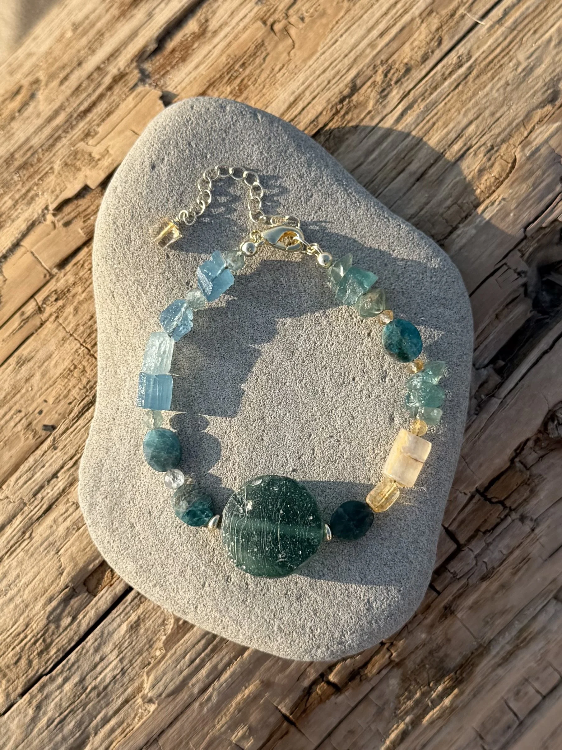 Emerald Tide Bracelet