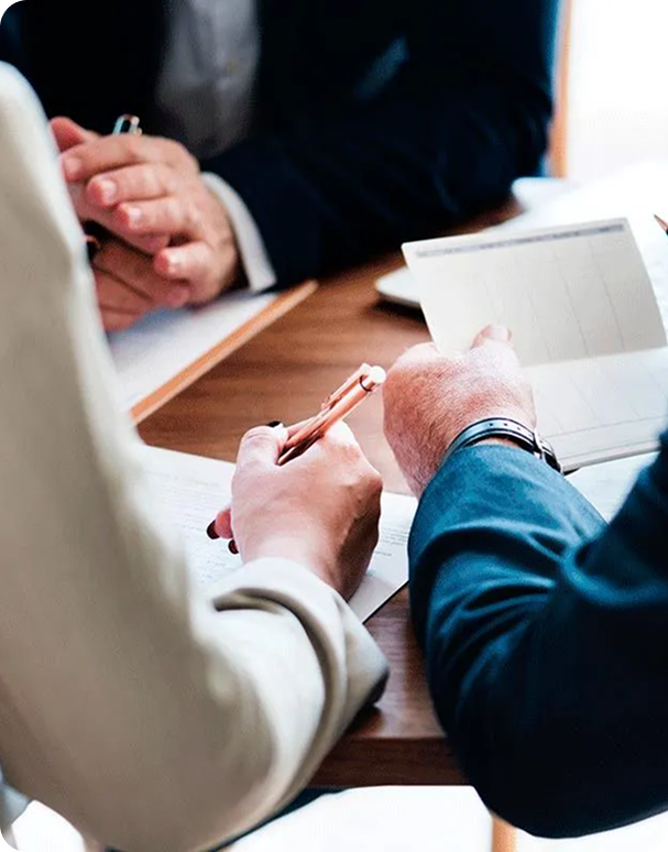 Legal advice consultation with client