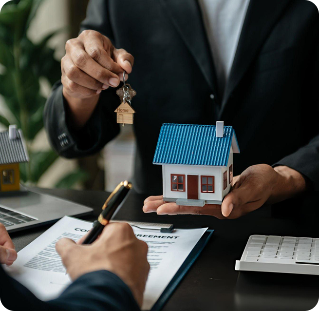 Solicitor assisting a client with conveyancing in Buderim