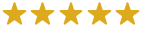 Five star Google review rating icon