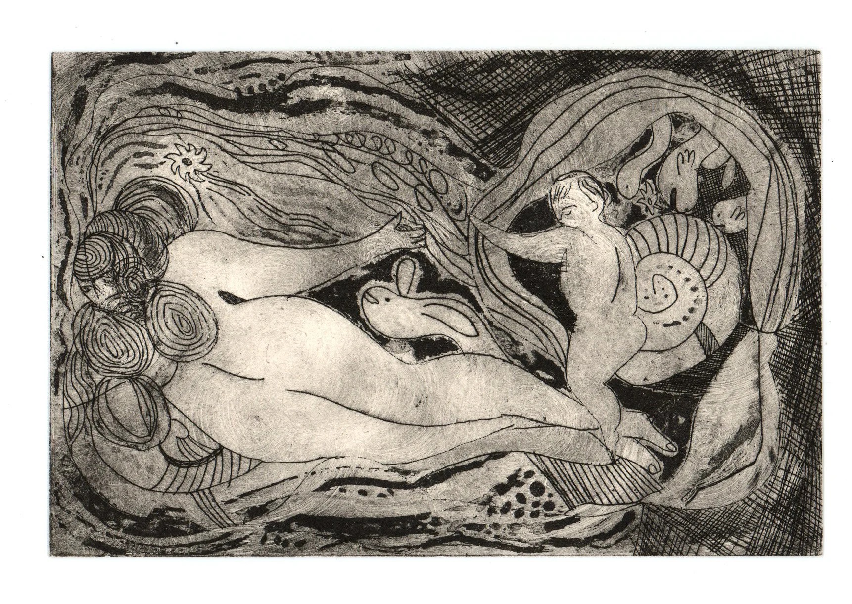 Selkie, Etching 