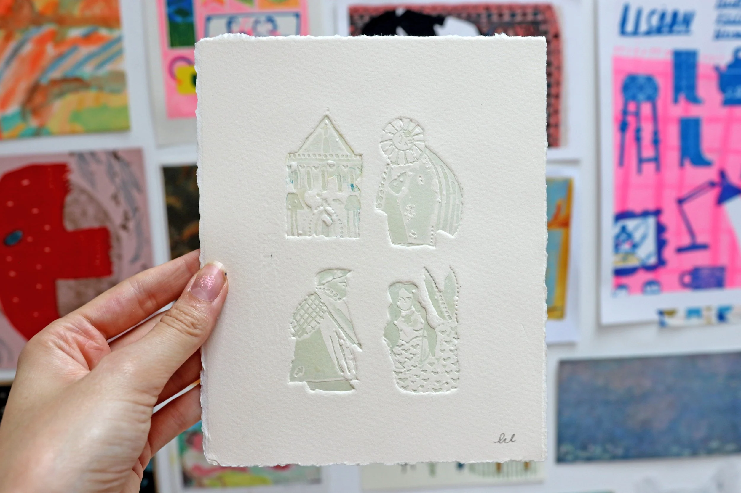 Limited Edition Embossed Print