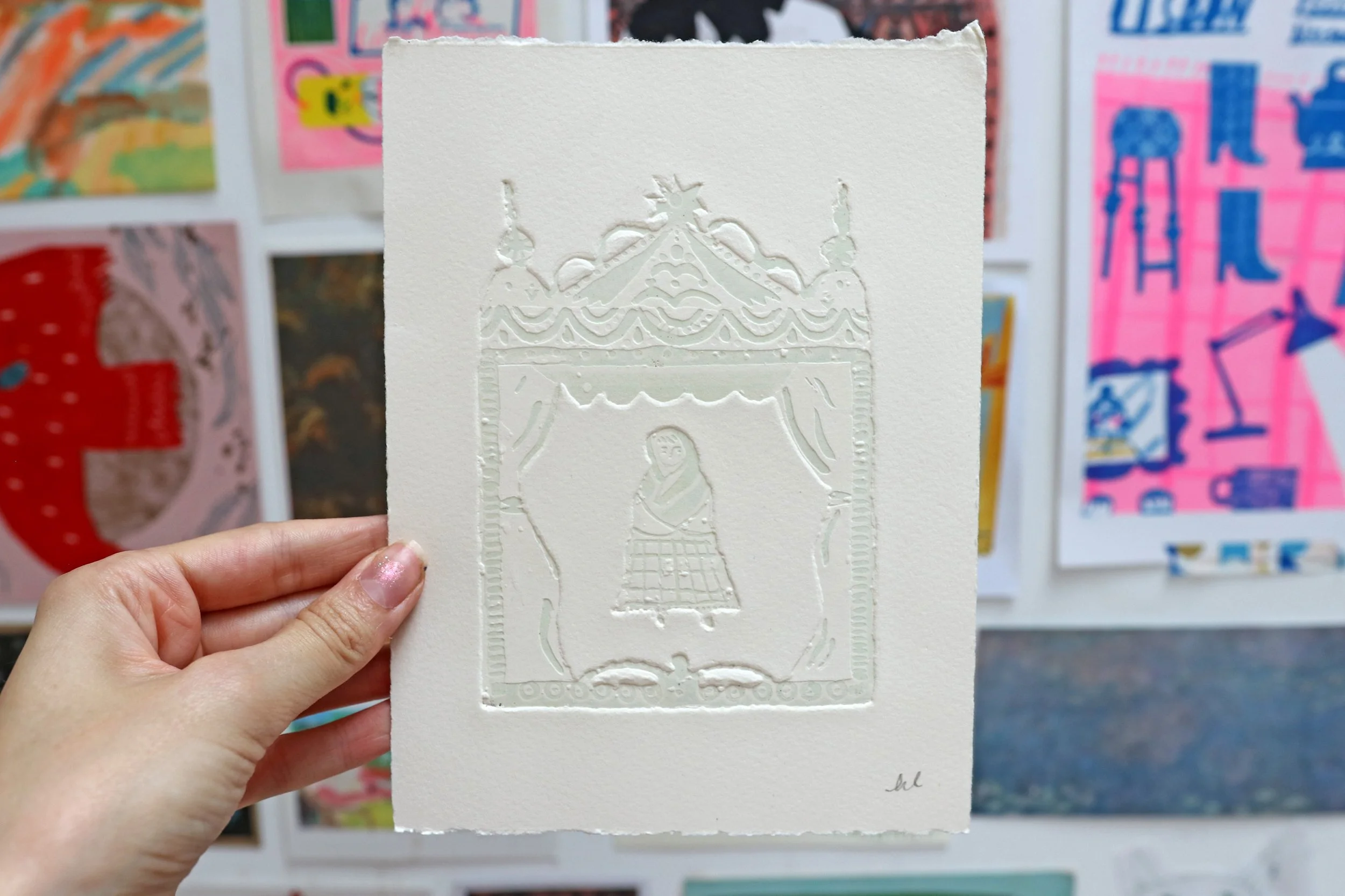 Limited Edition Embossed Theatre Frame Print - Croft's Person