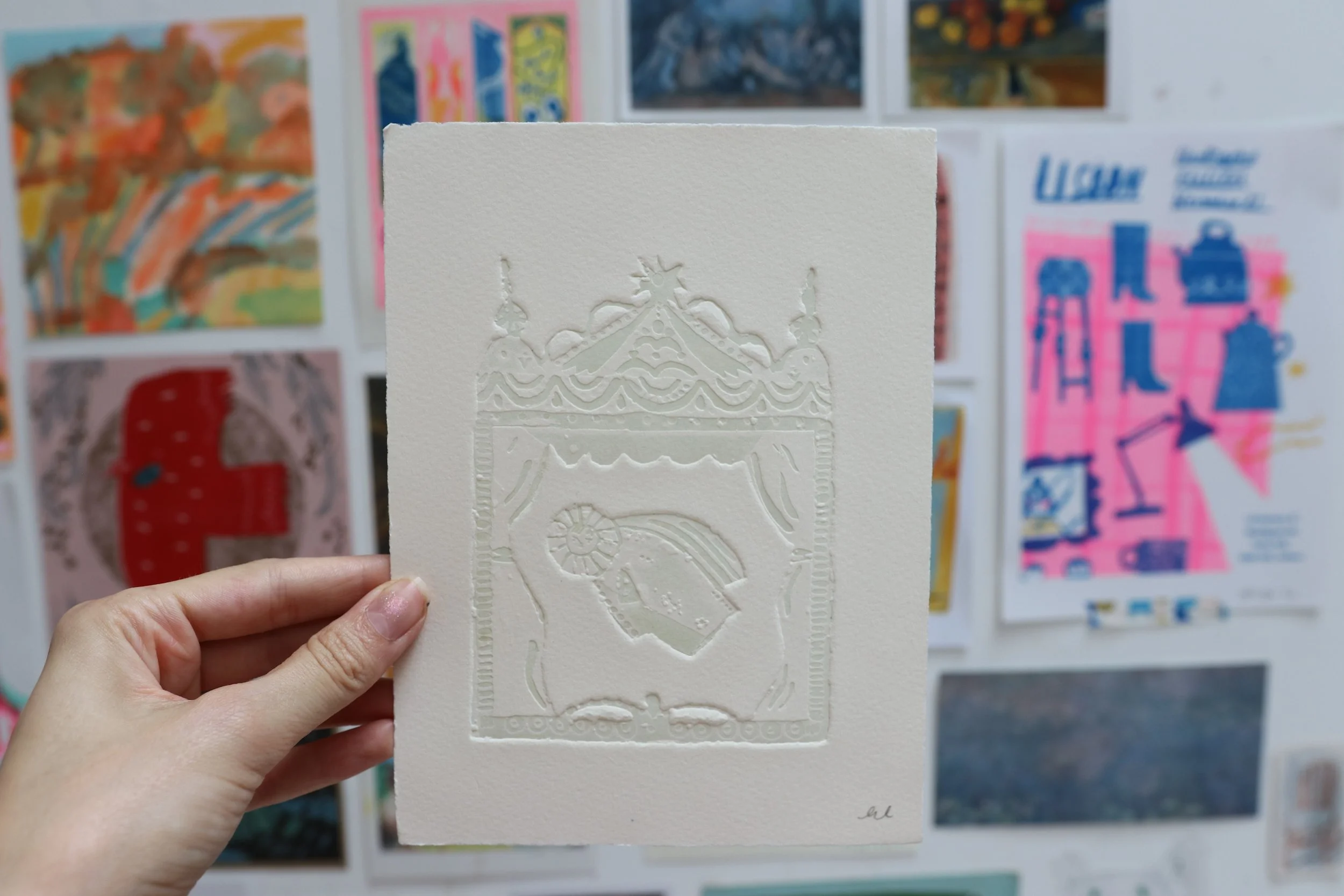 Limited Edition Embossed Theatre Frame - Angel